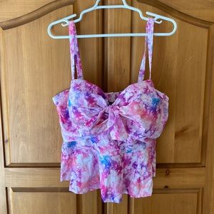 NWOT Torrid Tankini Top Size 2 DD/F